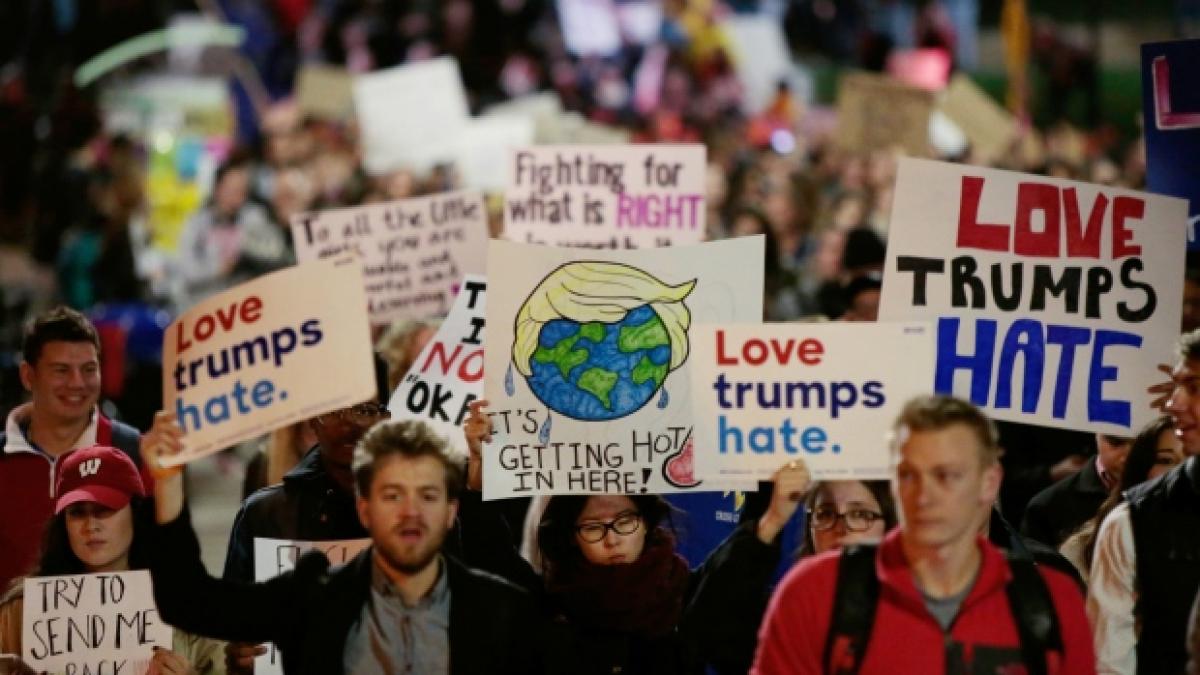 Anti-Trump protests continue across US